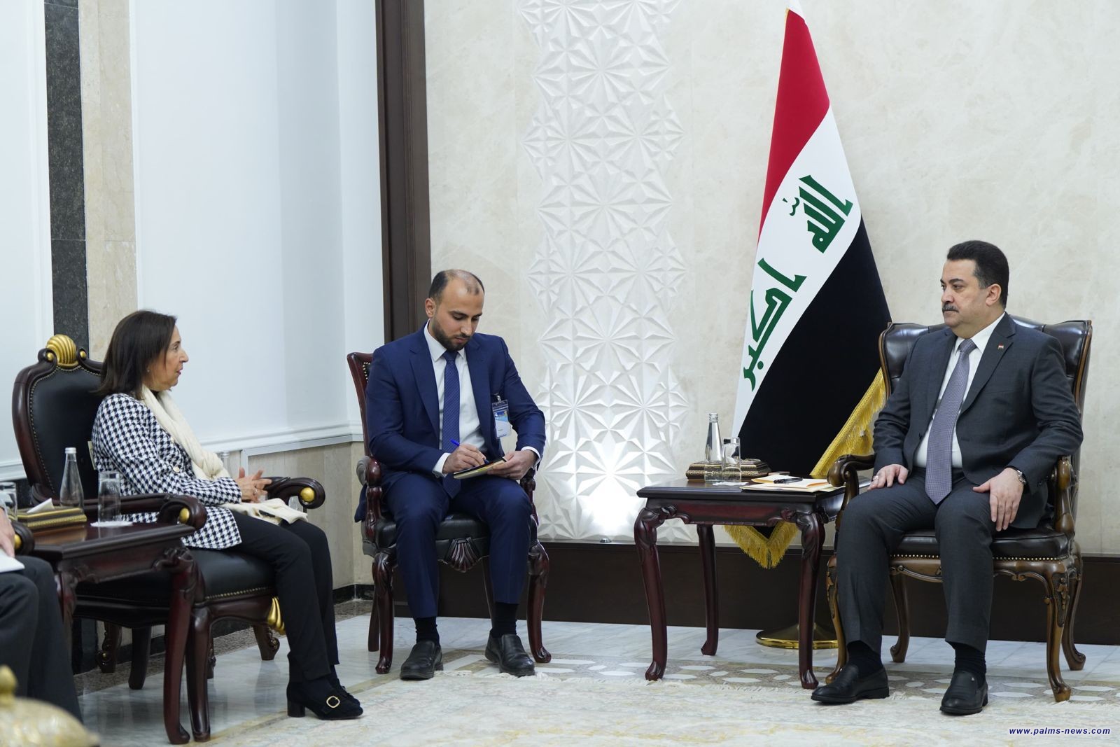 السوداني يستقبل وزيرة الدفاع الإسبانية